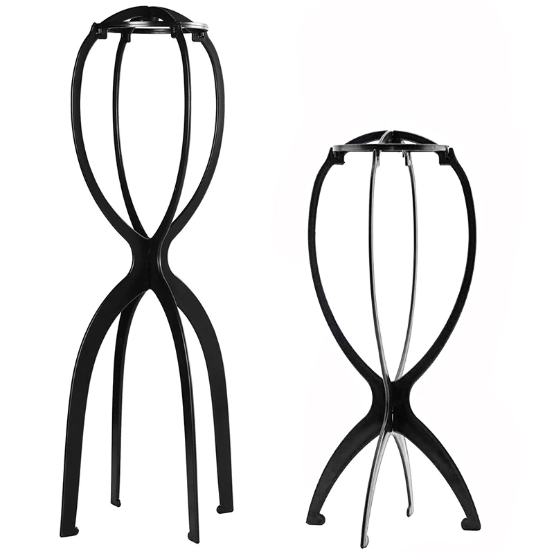 

2 шт. подставка для парика складной держатель для парика прочный дисплей для парика 16,8 дюйма/13,2 дюйма инструмент дорожная подставка для парика для всех париков