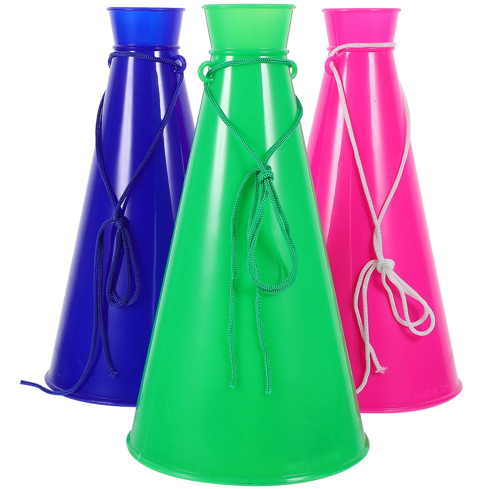 

3 Pcs Cheering Horn Plastic Kids Toys Festival Colored Trumpets Play Abs Horns for Game Party Supplies Simulation Child