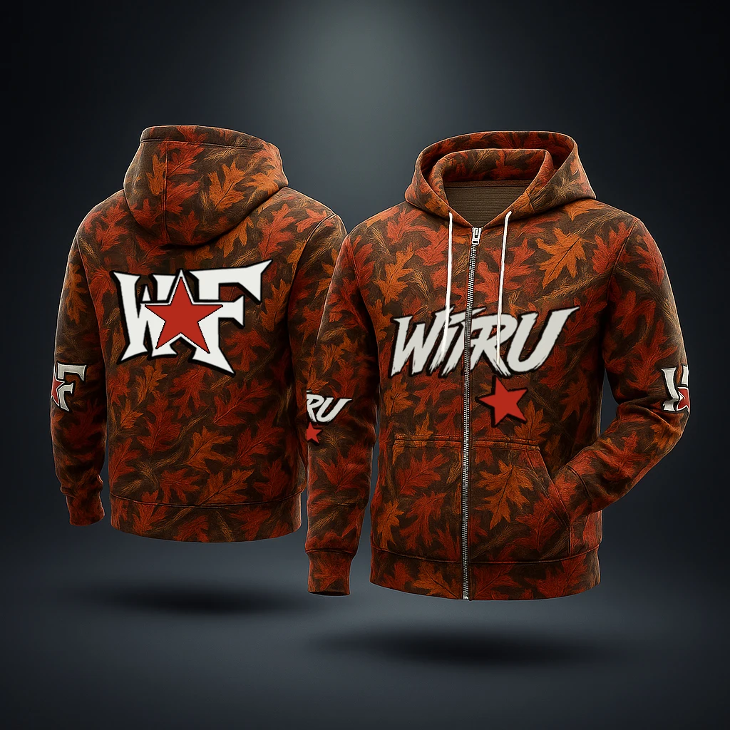 

WIFRU Men's Thin Hoodie Fashion Forest Camouflage Print Zipper Cardigan Parent-child Outdoor Camping Hiking Sports Sweatshirts