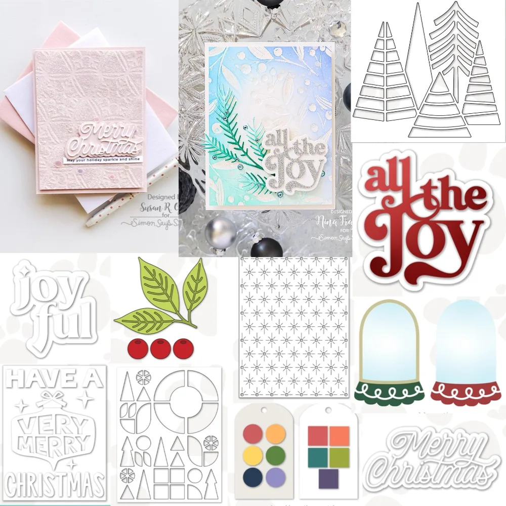 

Christmas Metal Cutting Dies New Arrival 2025 DIY Molds Scrapbooking Paper Making Die Cuts Crafts Template Handmade Decoration