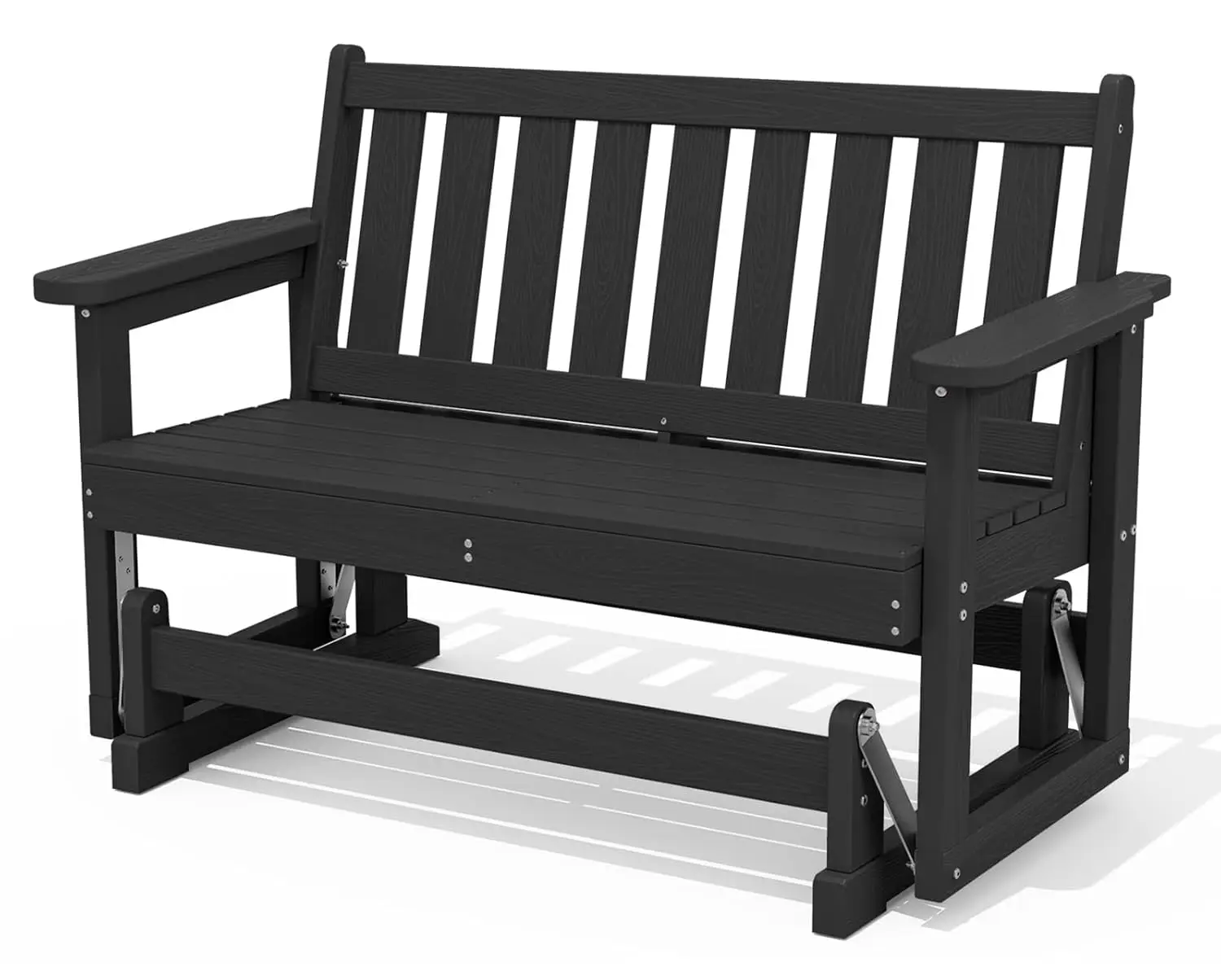 

Садовая качель-скамья для двоих из HDPE, устойчивая к погодным условиям, 4 фута, на заказ