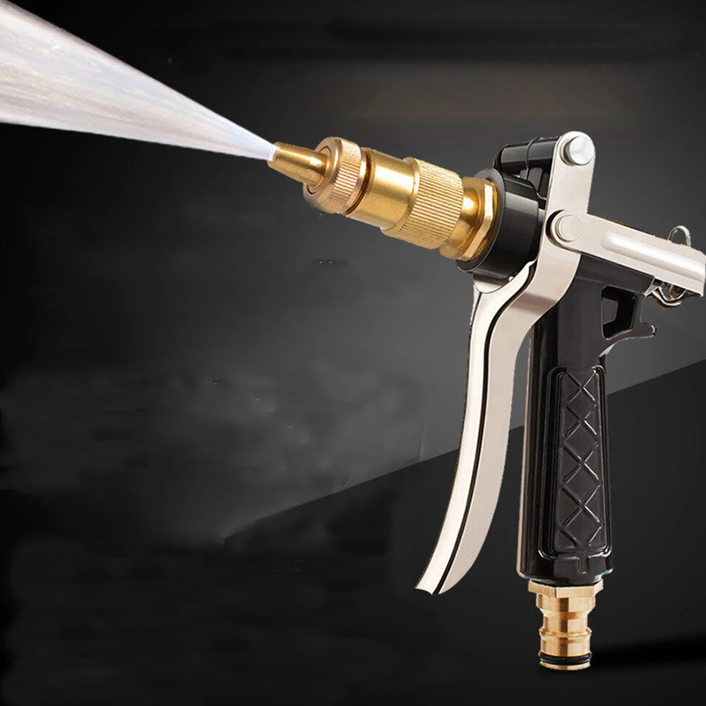 

High-pressure Car Washing Water Gun,Household Car Washing Tools,Watering Flowers Water Pipe Water Gun,Nozzle Metal Car Washing