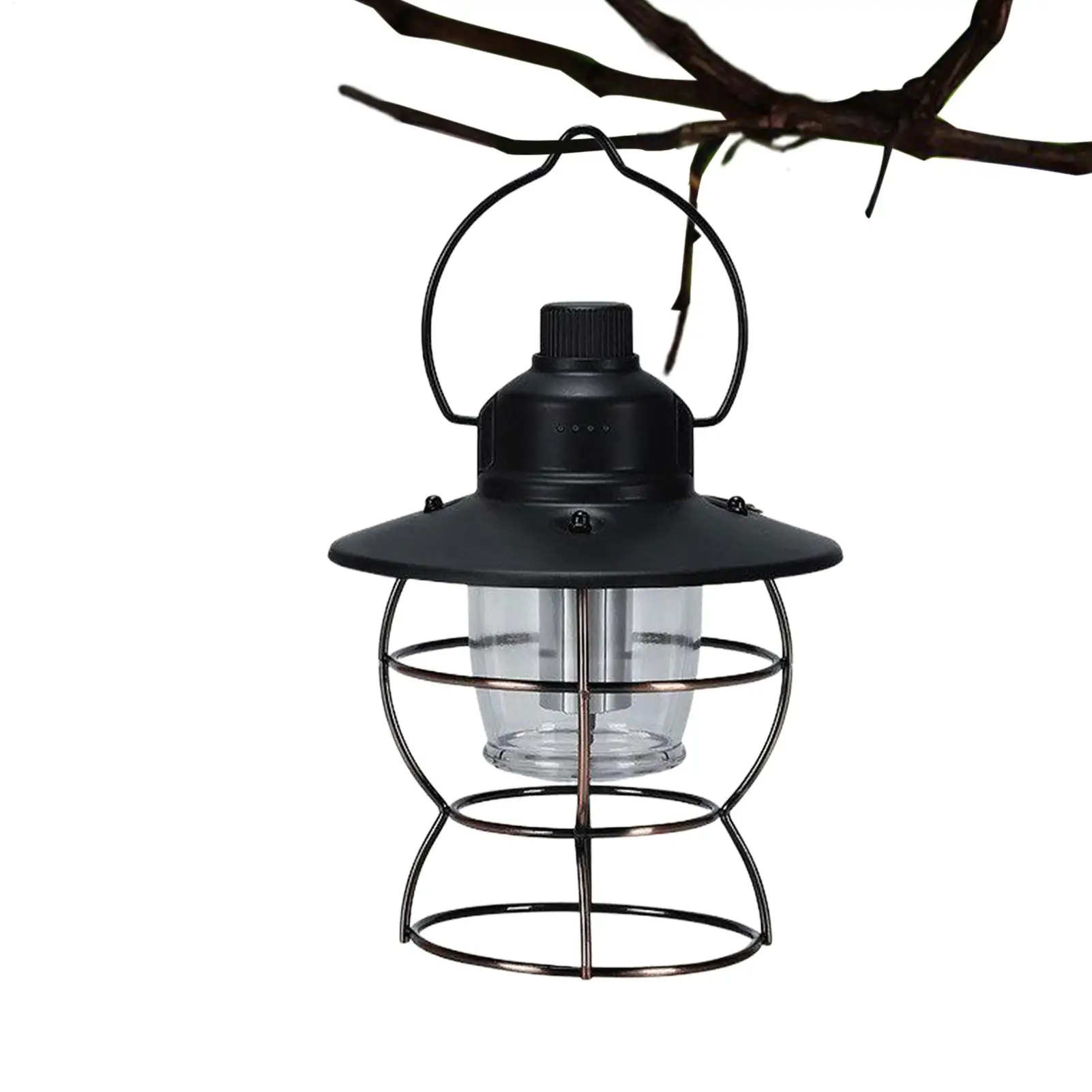 فانوس عتيق مزخرف، 3 أوضاع إضاءة LED ريترو لشرفة فناء الحديقة، إضاءة محيطة داخلية خارجية لهدية عيد الميلاد