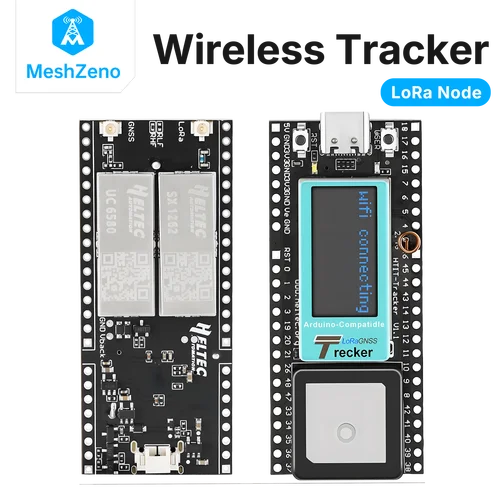 Rastreador inalámbrico Heltec LoRa GPS con Bluetooth, diseño de baja potencia para seguimiento de activos y monitoreo de IoT