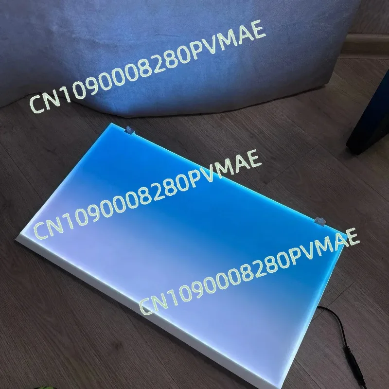 Control RGB Gradient Aquarium Background Decoration Custom Size Acrylic Fish Tank Backdrop