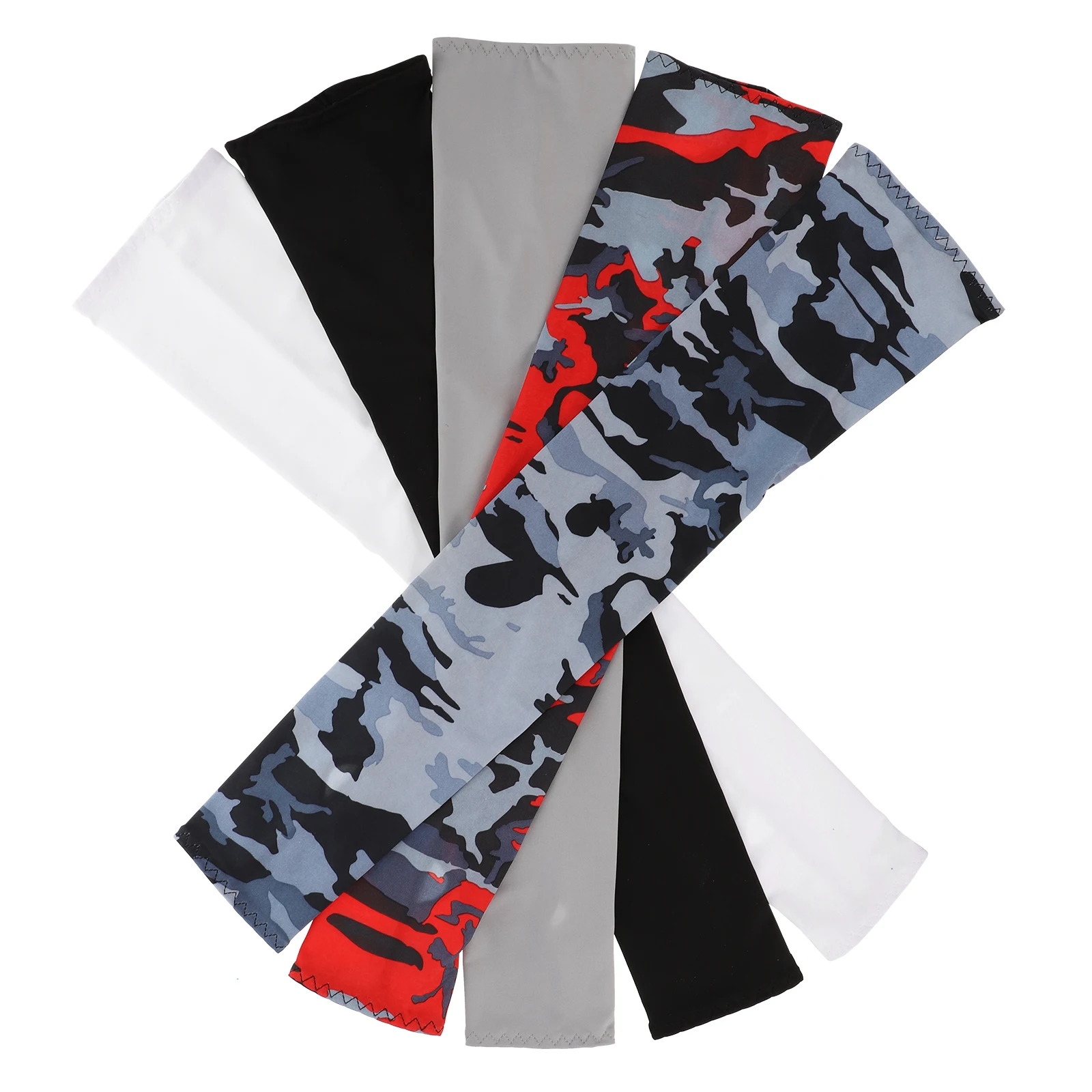 

5 Pairs Fashionable Cooling Arm Covers With UV Protection For Outdoor Activities