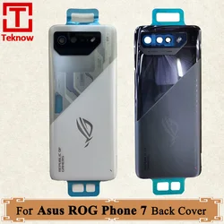 New Back Cover For Asus ROG Phone 7 Battery Cover Door Rear Glass Housing Case For Asus ROG 7 Battery Cover Replacement Parts