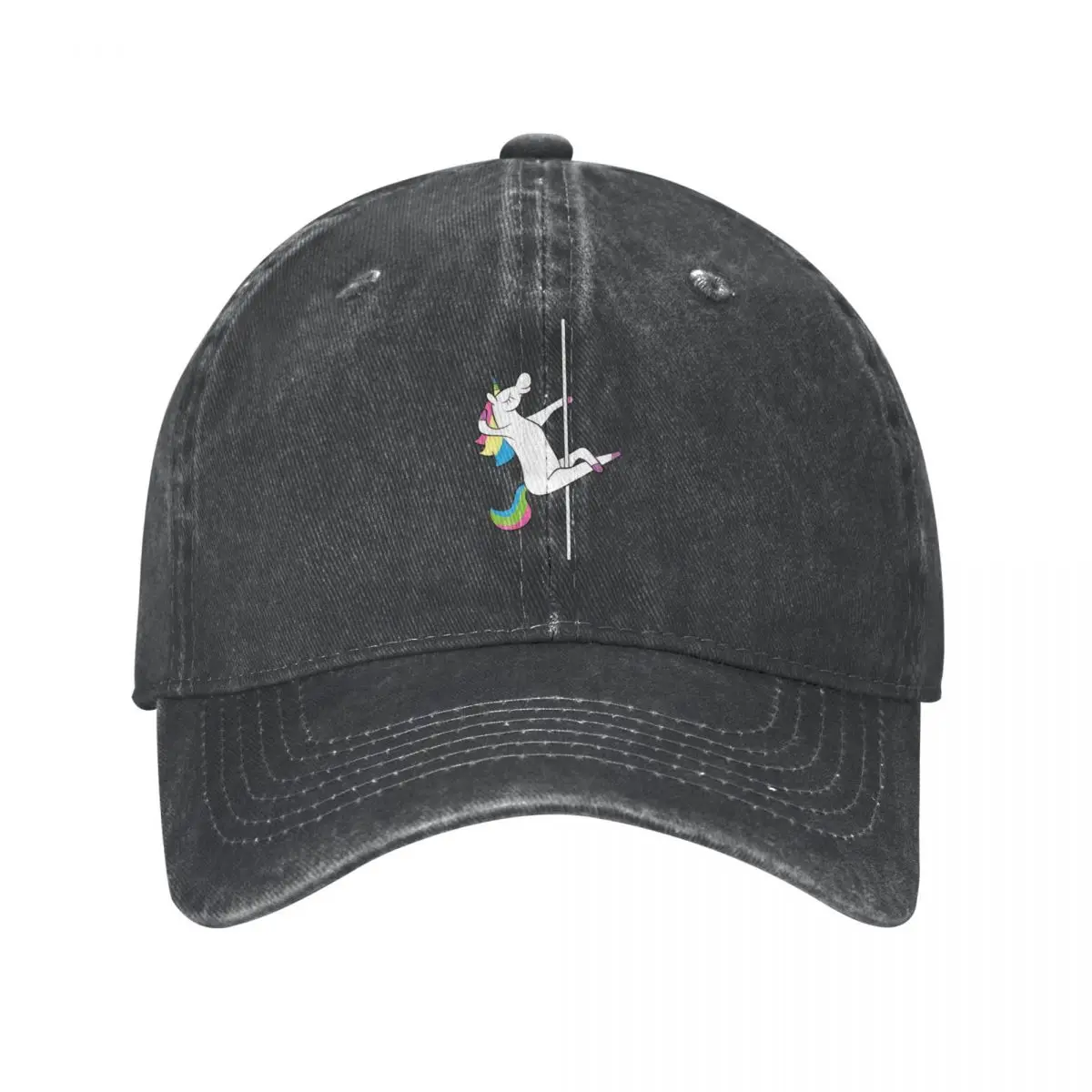 Pole Dance - Unicorn Dancing On The Pole Funny Baseball Cap cowboy hat Peaked cap Cowboy Bebop Hats Men and women hats