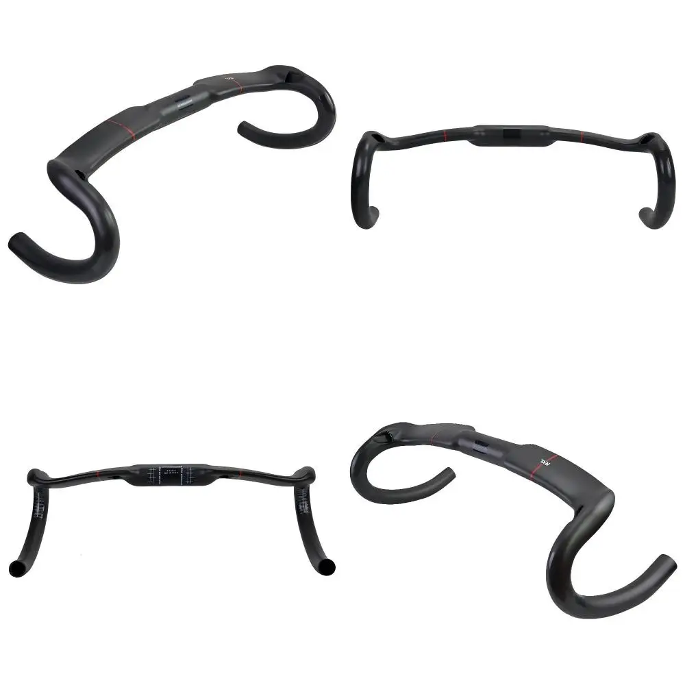 RXL SL Carbon-Lenker für Rennräder, Gebogener Lenker 31,8 mm, Aero-Dropbar, Rennradlenker mit Innenkabelführung 400/420/440 – Detail 8
