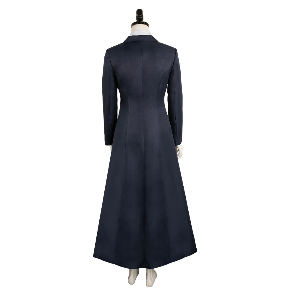 Costume de Cosplay Agatha pour Femme Adulte, Chemise, Manteau, Collier, Tenues d'Halloween, Carnaval, ixTrempée