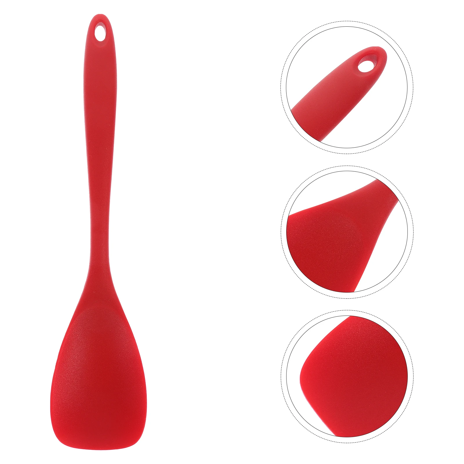 

Silicone Cooking Wok Spatula Small Spoon Food Grade Safe Safe Silicone Spatula Portable Frying Household Supplies