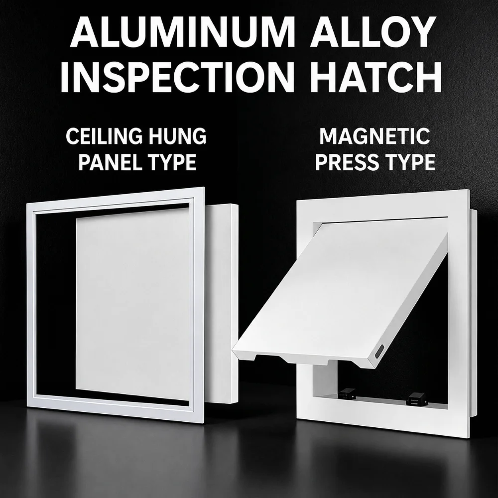 Rust Resistant Aluminum Alloy Access Panel White Removable Ceiling Panel Access Door