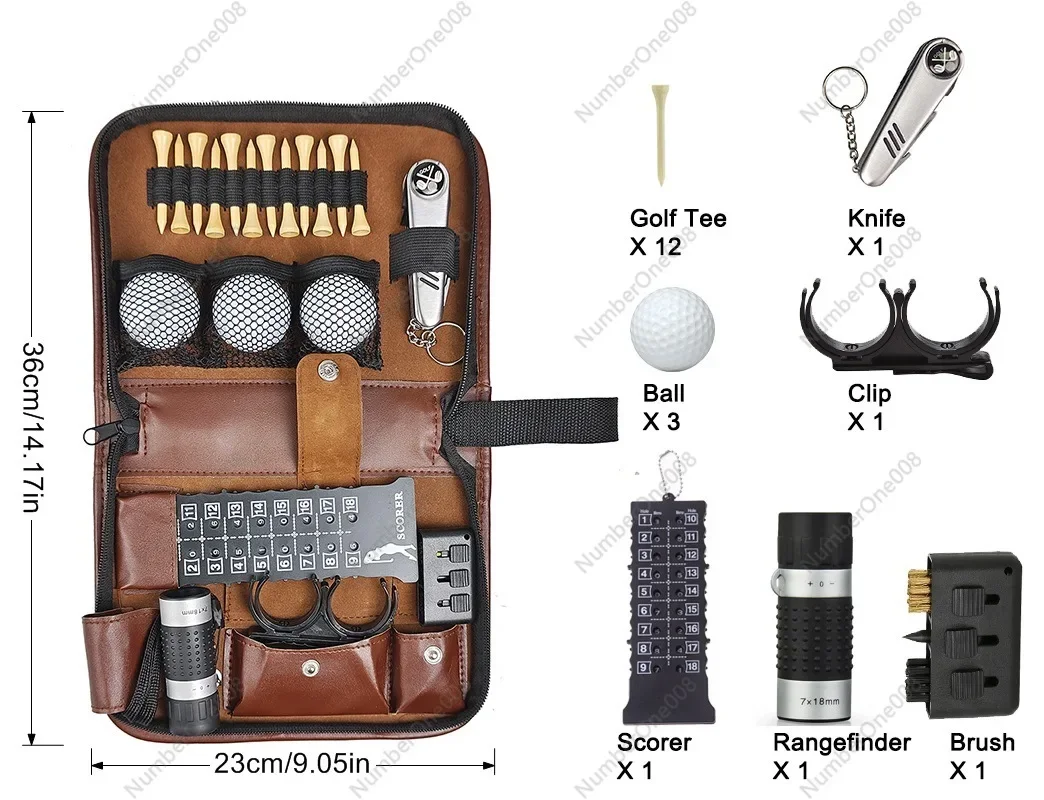

Многофункциональный комплект для гольфа, подарочный набор для гольфа, телескоп, бомбардировщик, подарочная сумка для аксессуаров