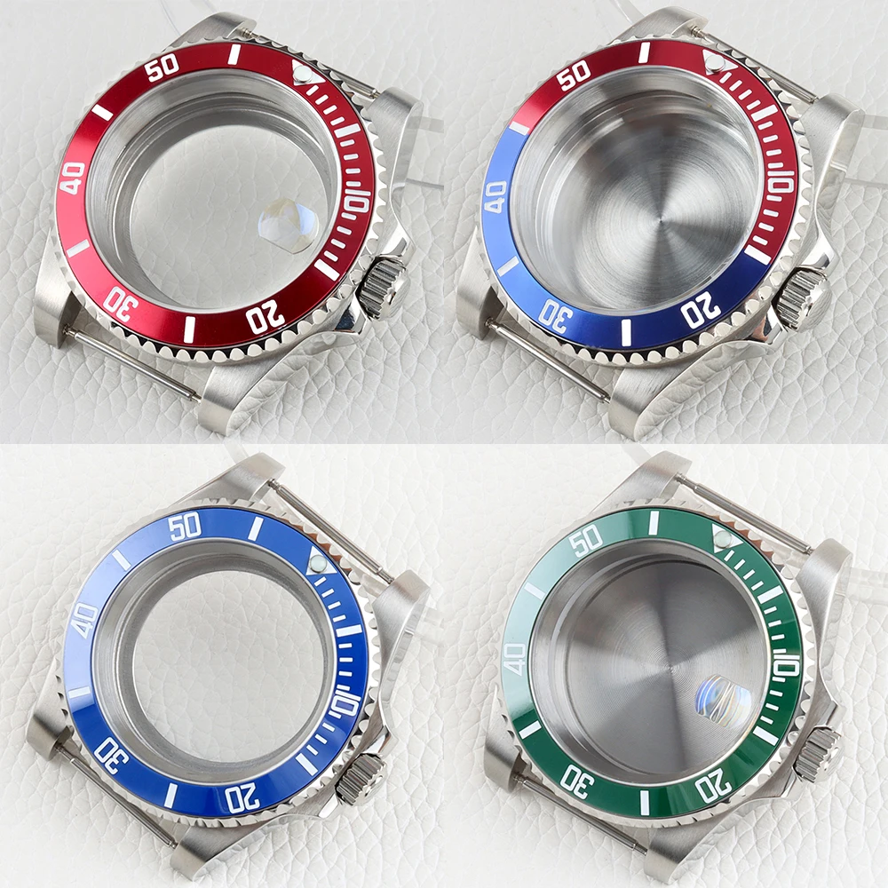 

40mm nh35 Case 316L Stainless Steel Sapphire for Submariner NH34/NH35/NH36/NH38 Automatic Movement 28.5mm Dial 100m Waterproof