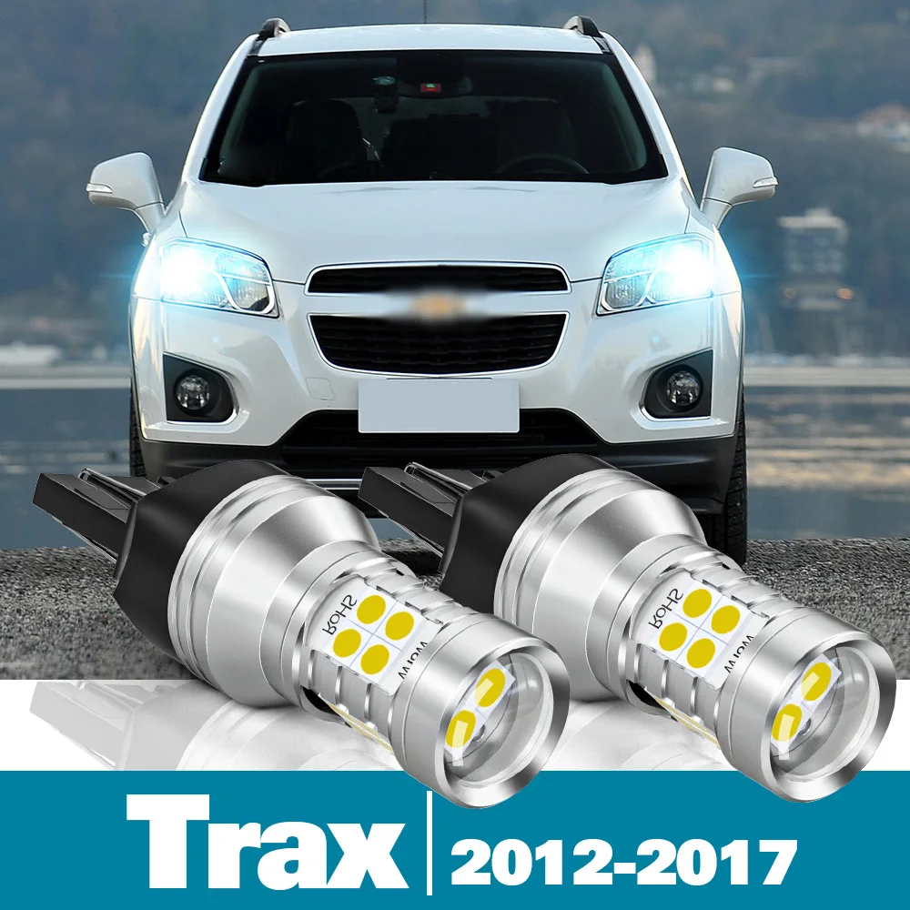 

2pcs LED Daytime Running Light DRL For Chevrolet Trax Accessories 2012-2017 2013 2014 2015 2016