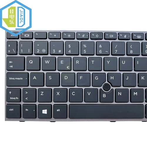 Imagen 2 del producto Teclado retroiluminado SP español LA Latin GR UK para HP Zbook Fury 15 G7 G8 con teclado retroiluminado