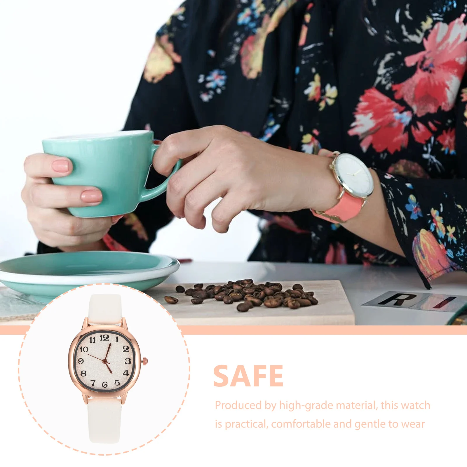 

Quartz Women's Watches Simple Vintage Wrist for Elegant Bracelet Cute Woman Belt