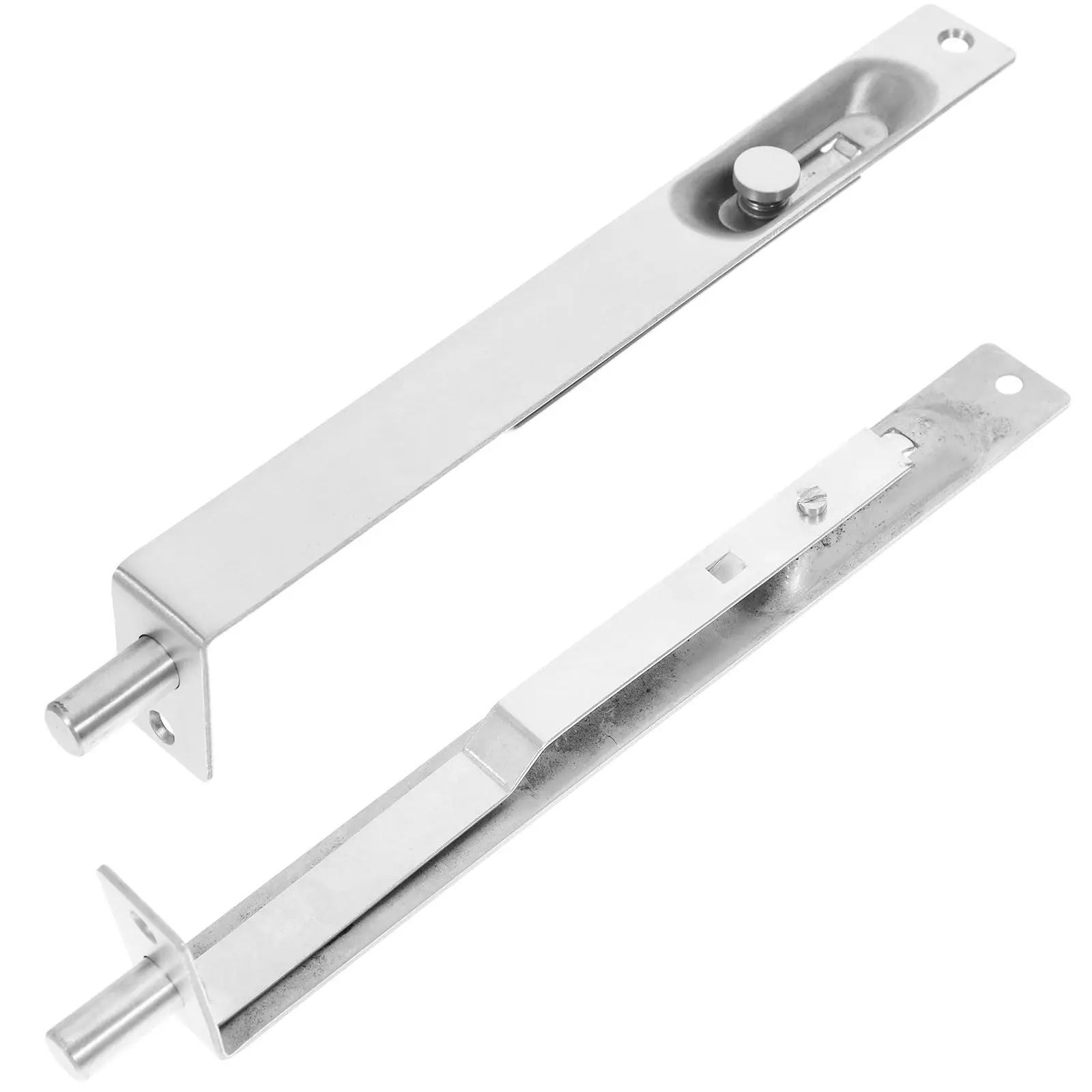 

Stainless Steel Flush Bolt Door Bolt Heavy Duty Security Lock Hidden Latch Smooth Surface Rustproof Safety Catch for Double