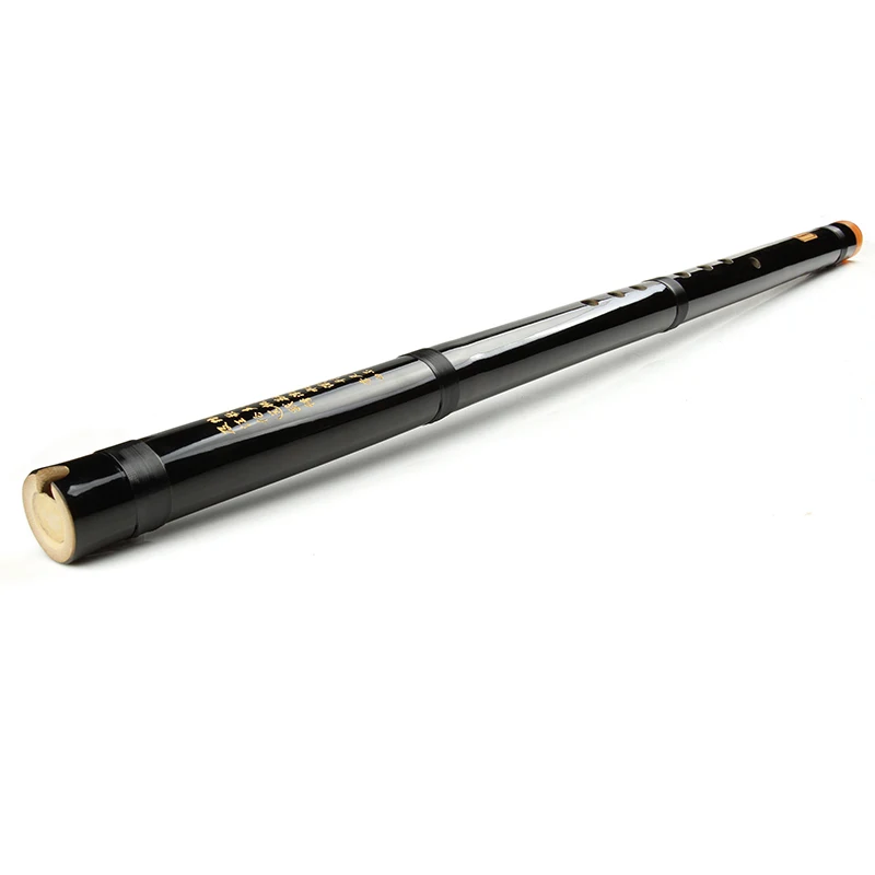 Dongxiao-Vertical Bamboo Flute, 8 Holes, Black Musical Instruments, Handmade Woodwind Instrument, G Key