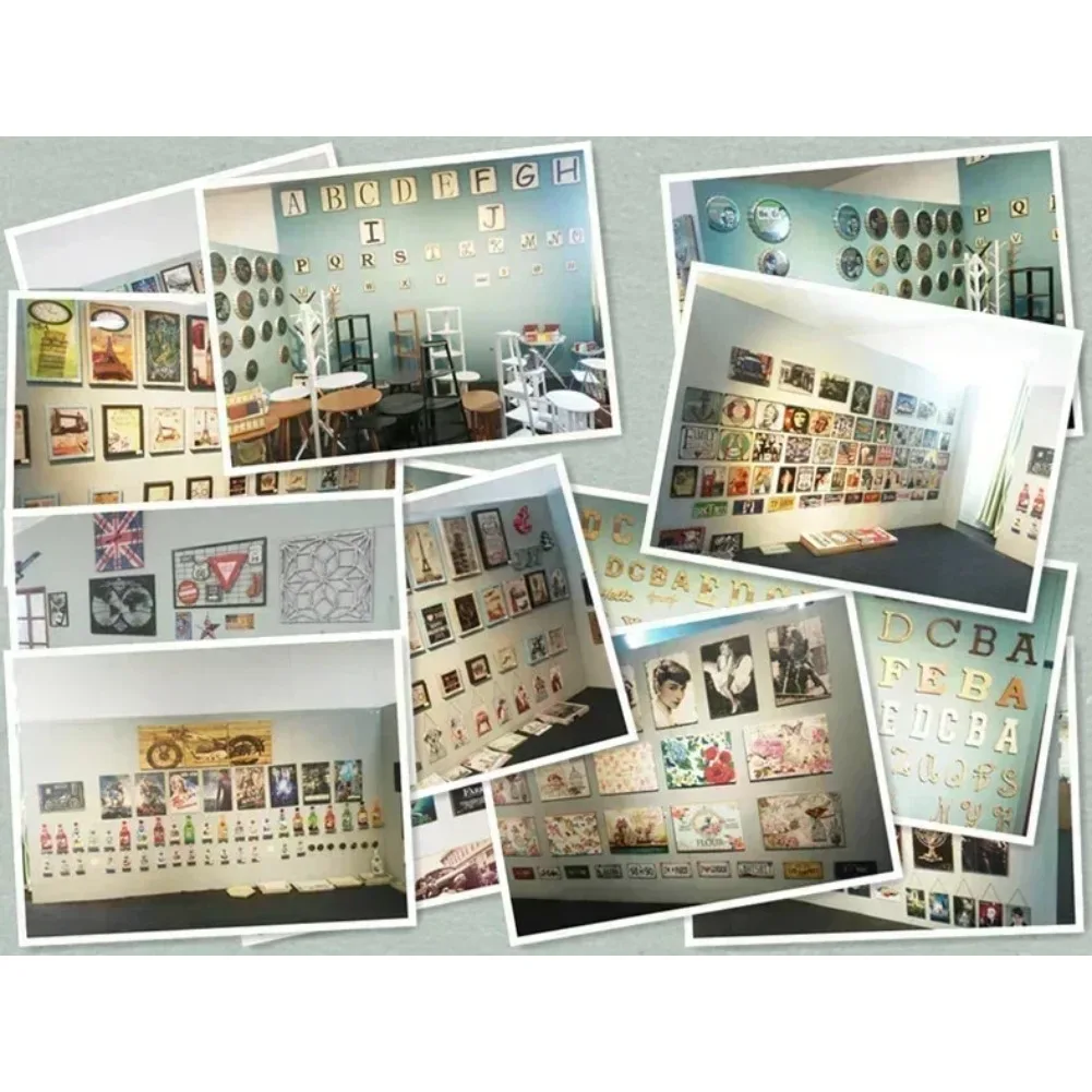 إسرائيل القدس المشارك خريطة علامة معدنية جدار الفن من الجداريات لوحات القصدير المخصصة لجدار الفن الديكور الحمام ديكور رجل الكهف #6