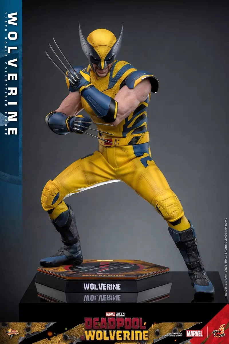 HOTTOYS HT MMS753 1/6 Collectible Wolverine Action Figure Deadpool 3 Movie Handsome Hugh Jackman Delicate 12in Soldier
