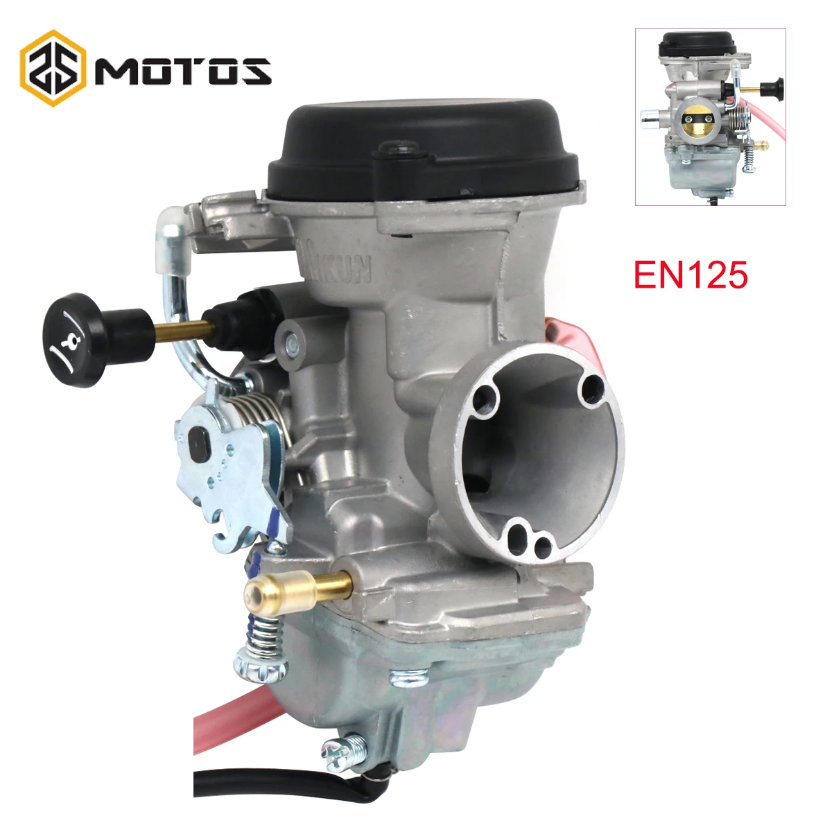 

ZS MOTOS For Mikuni Carburetor EN125 For Suzuk EN125 GZ125 GN125 GS125 Motorcycle Carburador Manual Choke Carb 13200-054G1-000