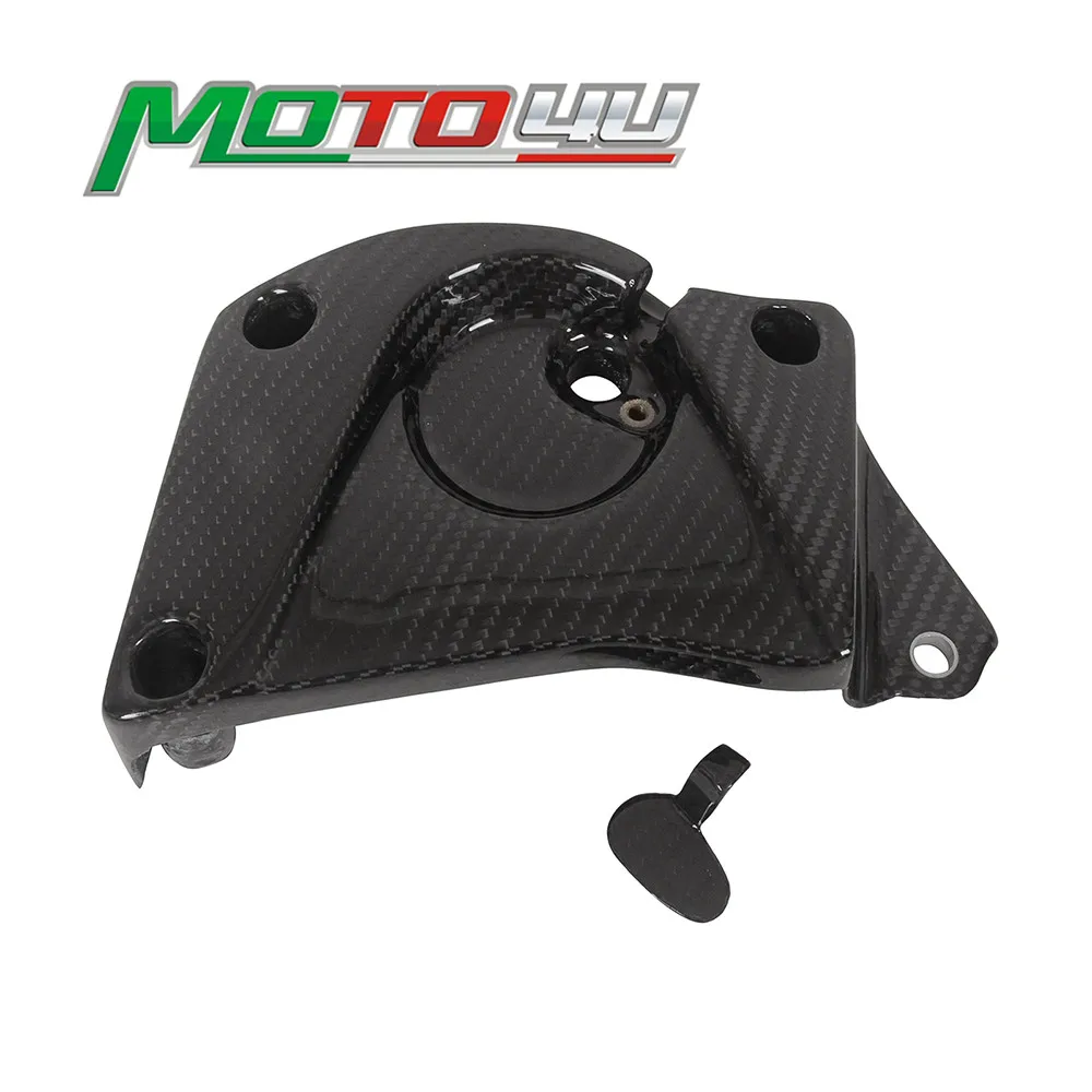 

MOTO4U For BMW S1000R 2014-2020 S1000RR 2009-2018 100% Carbon Fiber Front Sprocket Cover Gloss Motorcycle modification Fairing