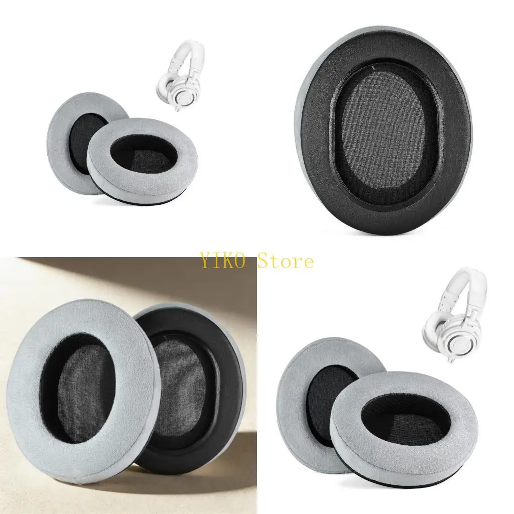 K32C Durability Headphone Ear Pad Disassembly Tool Sponge Earmuff for M50X M30 M40X Earphone Easy Cleaning Reliable Acoustics