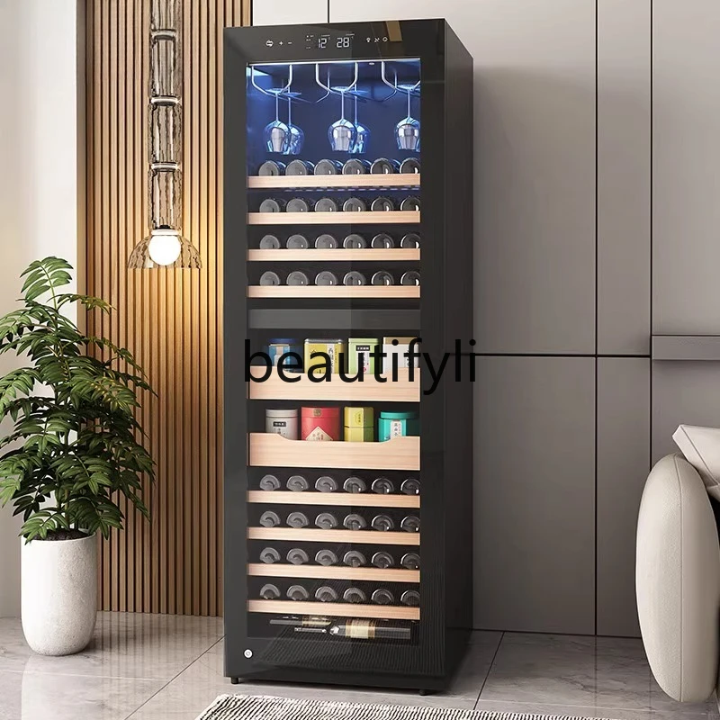 

Four Seasons Constant Temperature Moisturizing Air Cooling Frost Free Ultra Thin Embedded Wine Cabinet Hanging Cup Tea with Lock