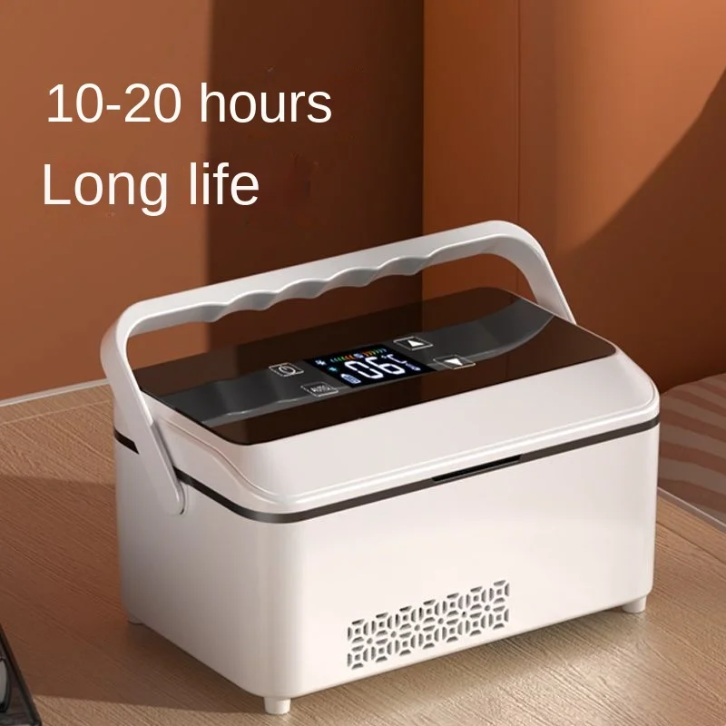 

Refrigeration small refrigerator cold box portable travel charging car home dual-use medicine refrigerator thermostat box