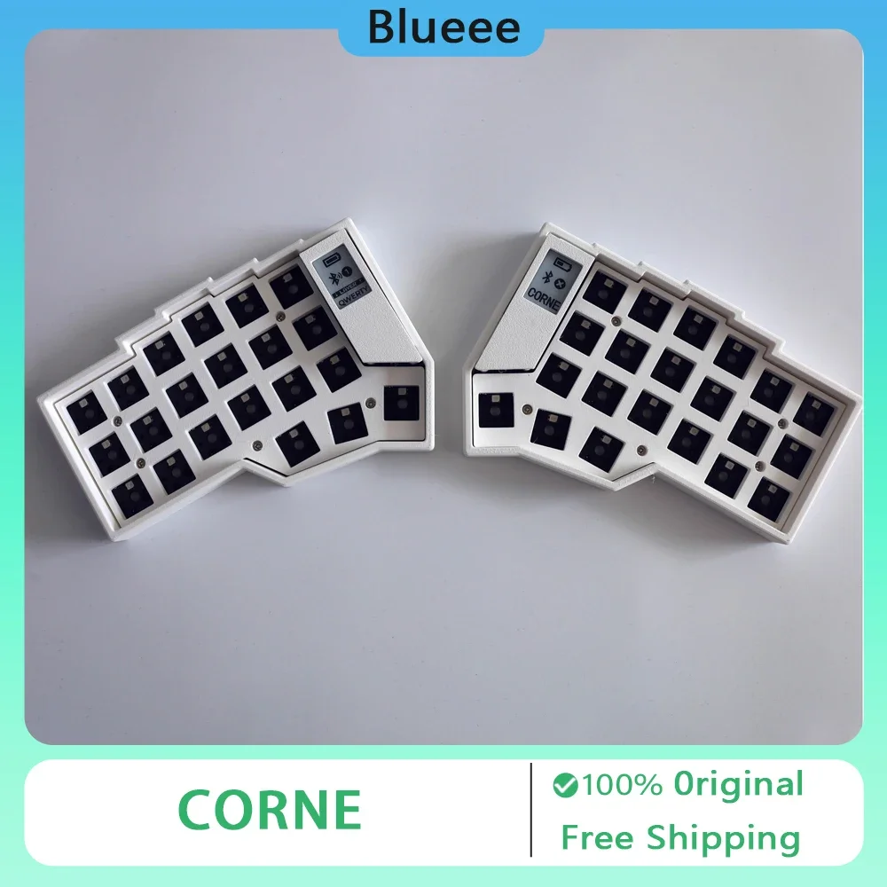 

Corne Split Keyboard Kit Wireless Pcb E-Ink Screen Rgb Hot Swap Customize Mechanical Keyboard Kit For Zmk No Switch Keycap Split