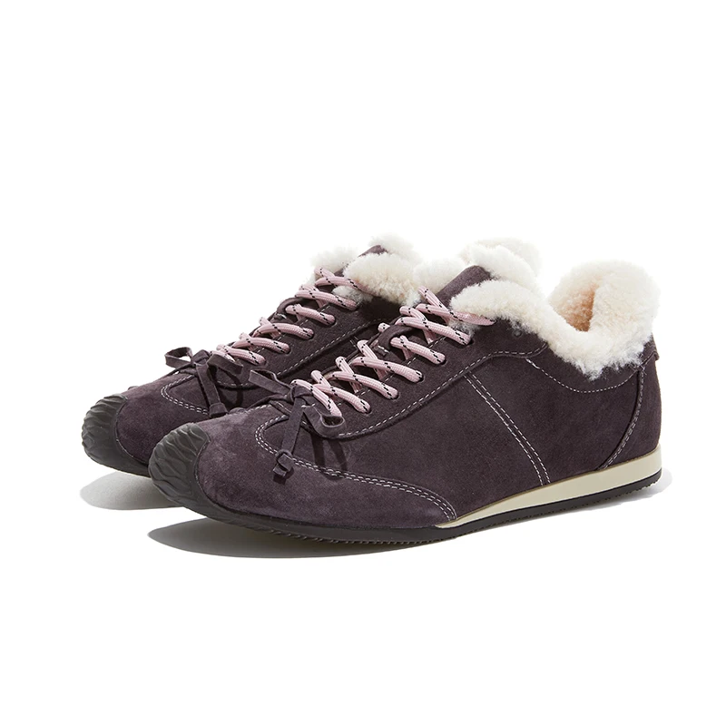 AIYUQI 2025 جديد أحذية رياضية نسائية أحذية الشتاء عدم الانزلاق ودافئة النساء أحذية حجم كبير حذاء مسطح أحذية تدريب الألمانية الإناث #1
