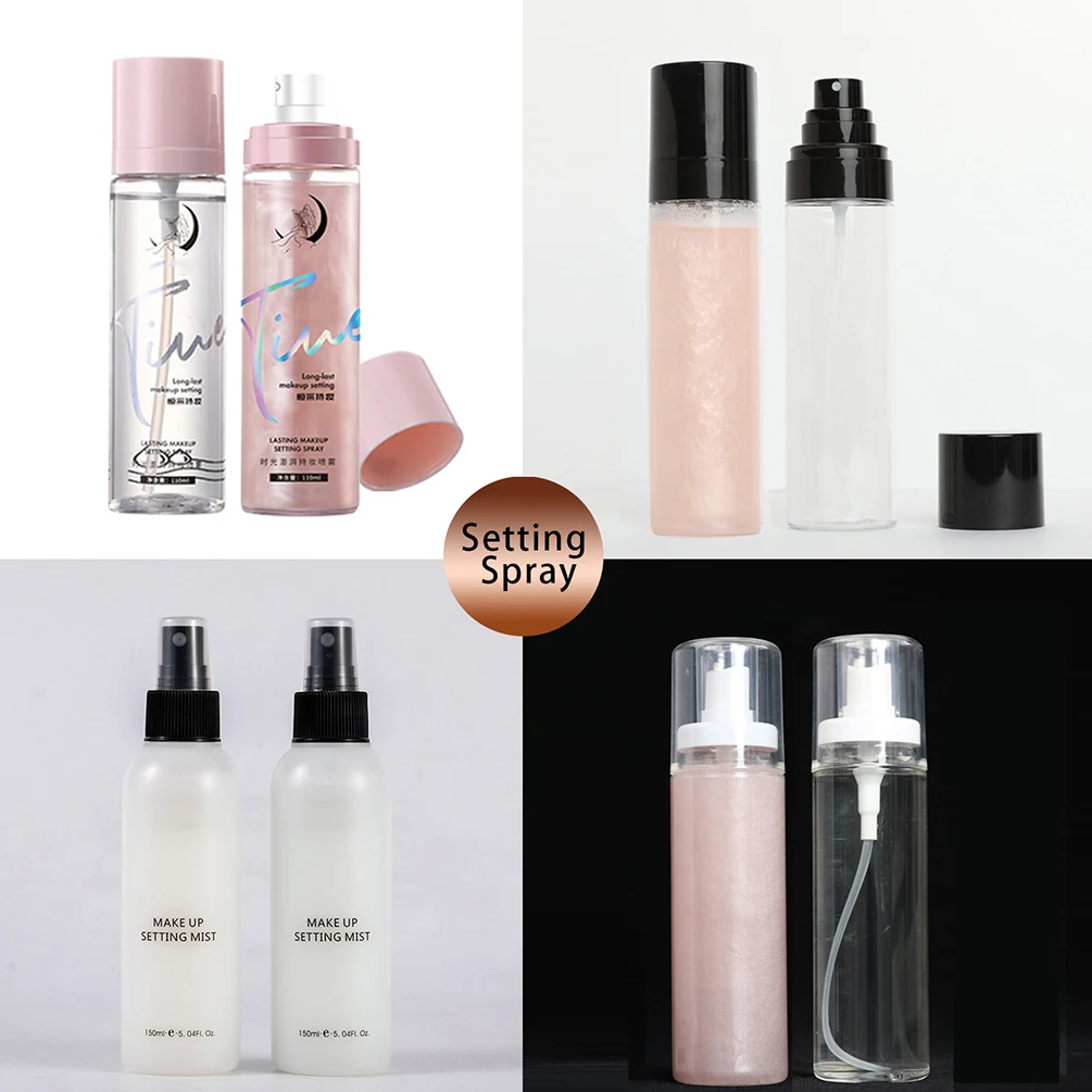 100ml Private Label Setting Spray Custom Logo Long-lasting Moisturizing Bulk Oil-control Moisture Matte Shimmer Makeup Vegan