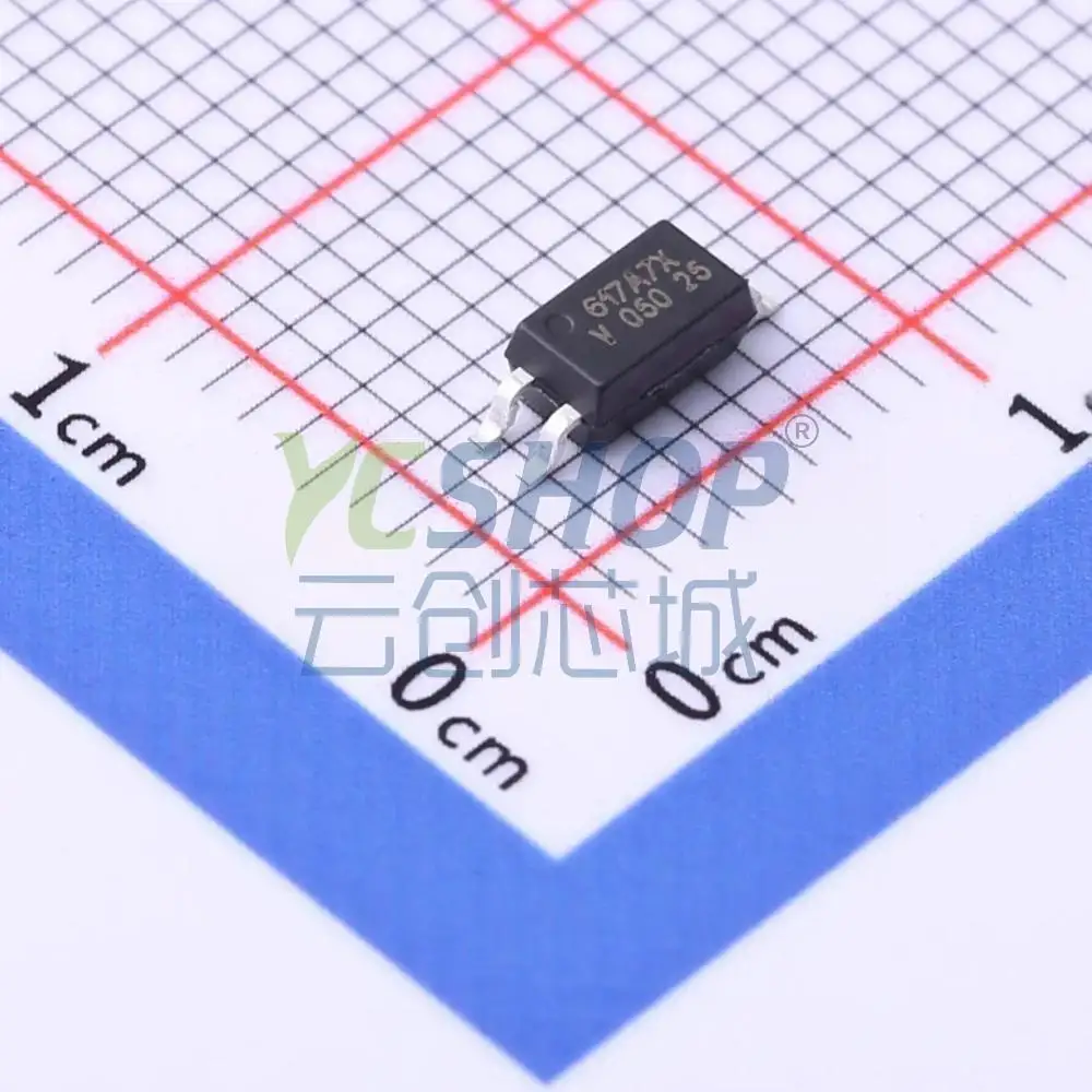 VOS617A-7X001T Optocoupler Phototransistor Output 3750Vrms 4-SSOP Surface Mount