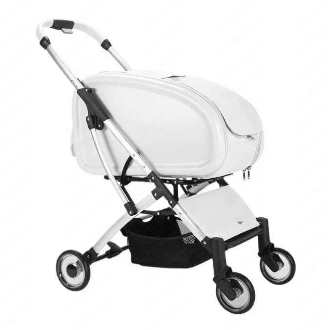 

Portable Pet Stroller Folding Disassembling Cat Carrying Outdoor Windproof Rainproof Cat Bag Panoramic Breathable Pet Supplies