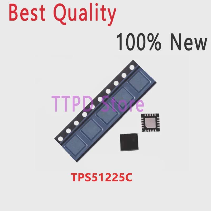 (5pcs) 100% New 1225C TPS51225C TPS51225CRUKR TPS51225 QFN-20 Chipset High Quality