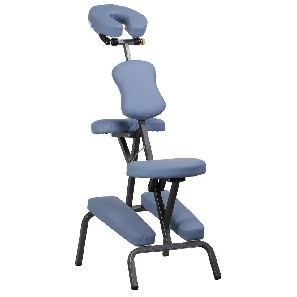 US Salon Chair Folding Adjustable Tattoo Scraping Chair Folding Massage Portable Tattoo Folding Beauty Bed Salon