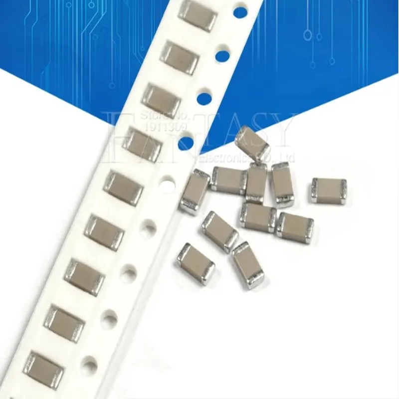 

100PCS/lot 1206 50V SMD Thick Film Chip Multilayer Ceramic Capacitor 1pF- 22uF 10NF 100NF 1UF 2.2UF 4.7UF 10UF 22PF