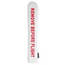 Red Remove Before Flight Synthetic Leather Golf Headcover Square Large Mallet Blade Putter Headcover 460CC Driver covers - AliExpress 