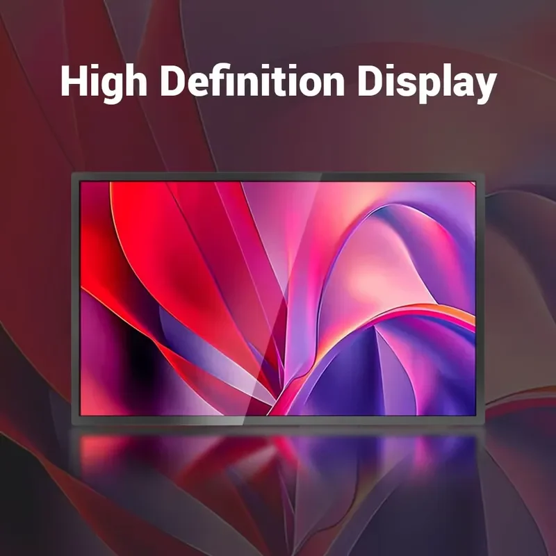 55 Inch Portable USB Capacitive Touch Screen Monitor Waterproof Business Display with Interactive Wall Mount for Office Use