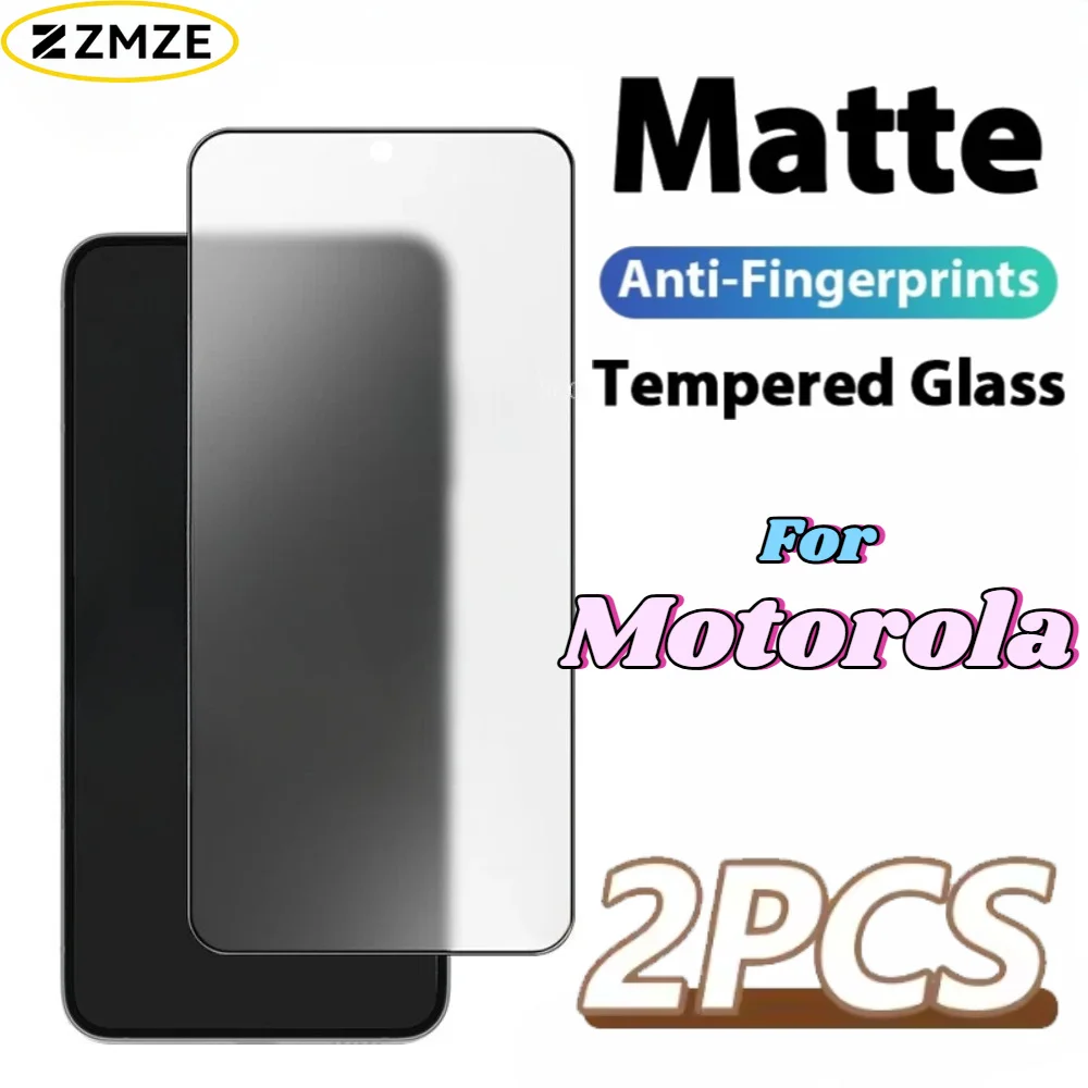 2 Stück 9H gehärtete Glasfolie für Motorola Edge 60 50 30 Neo 70 60 Stylus 30 Pro 20 Lite 20 Fusion Matte Schutzfolie für den Bildschirm
