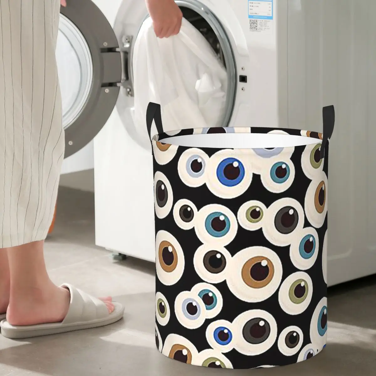 

Ophthalmologist Optometrist Optometry Eye Dr Eyeballs Foldable Laundry Baskets Dirty Clothes Sundries Storage Basket Hamper