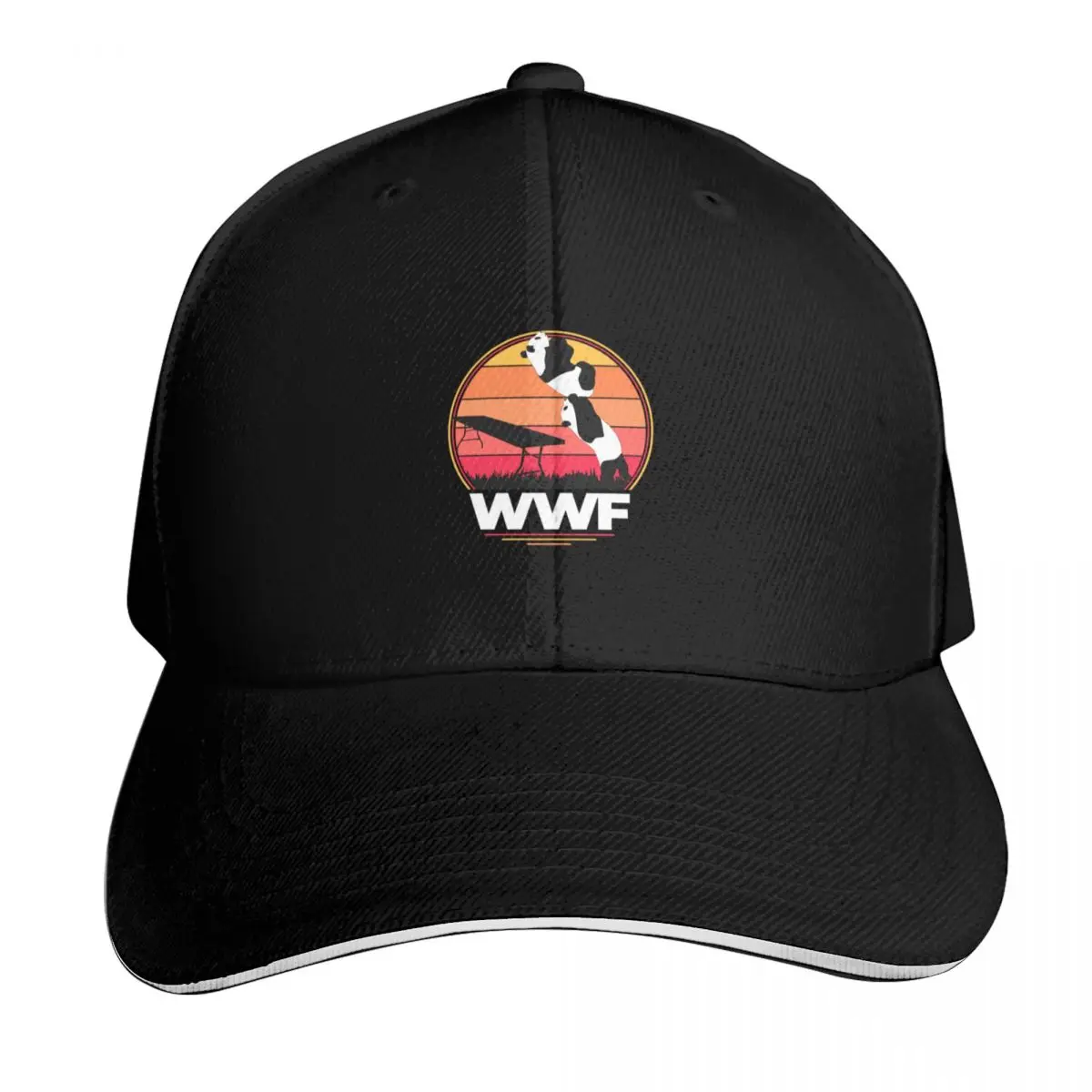 WWF wrestling pandas Classic Baseball Cap Golf Wear fashionable Sunhat Winter hat Men's Luxury Women's