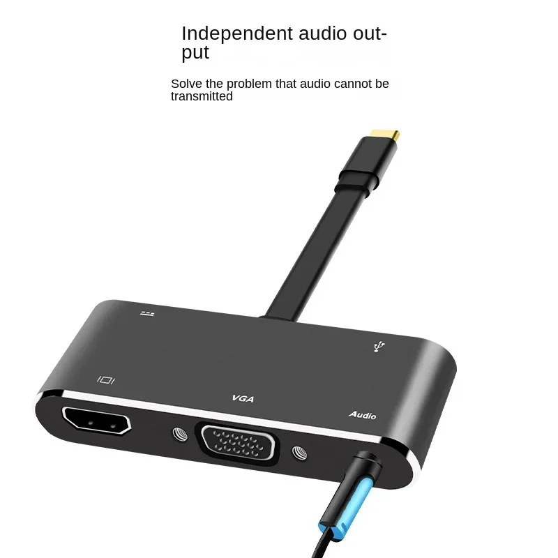 

Type-C HDMI VGA 5-in-1 HD Expansion Dock - Type-C HDMI VGA Docking Station