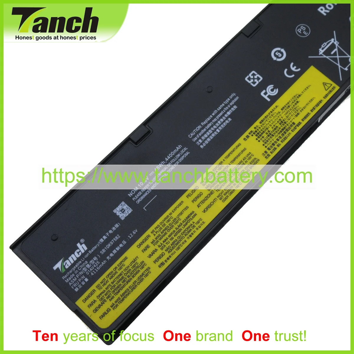 Imagem -06 - Baterias do Portátil do Tanch para Lenovo 01av425 Sb10k97579 01av423 01av427 Sb10k97584 Sb10k97597 01av452 01av490 10.8v Pilha