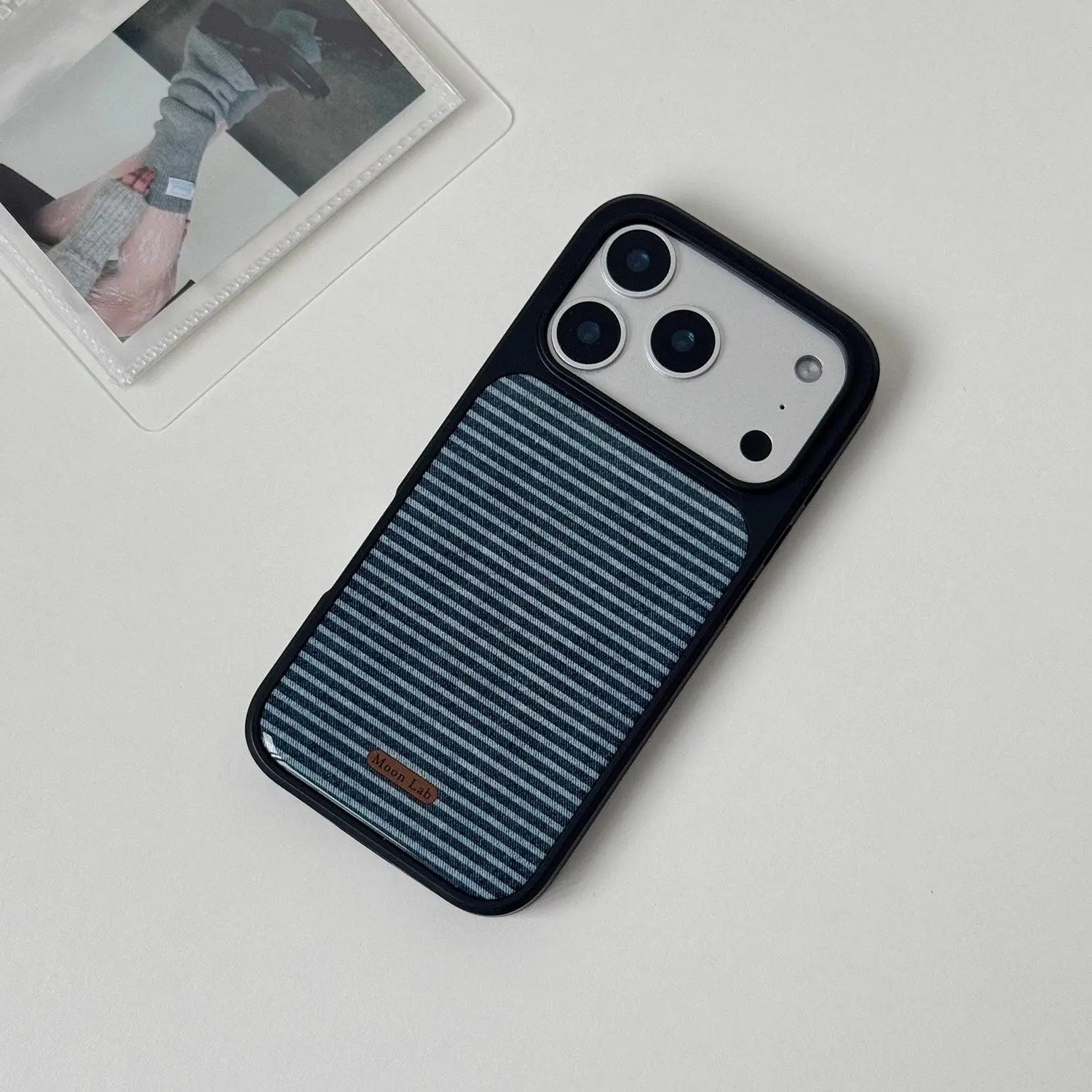 Minimalist Ins Creative Cowboy Stripe Pattern Phone Case For iPhone 17 16 15 14 13 11 Pro Max AIR PLUS Resin Casting Cute Cover