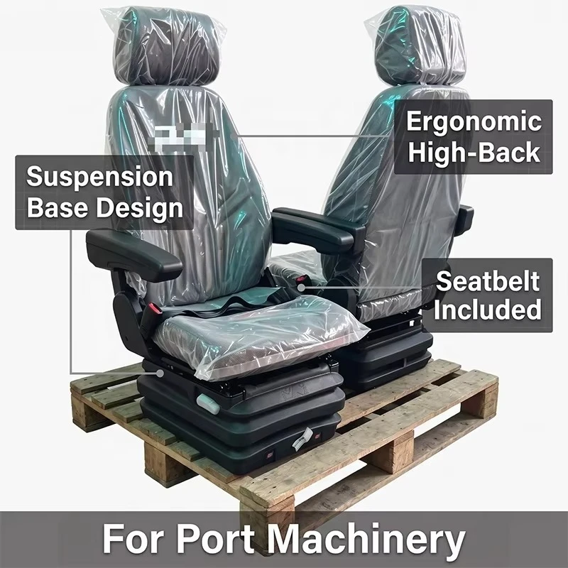 60149848 Driver Seat for Port Machinery Construction Machinery Parts Supplier