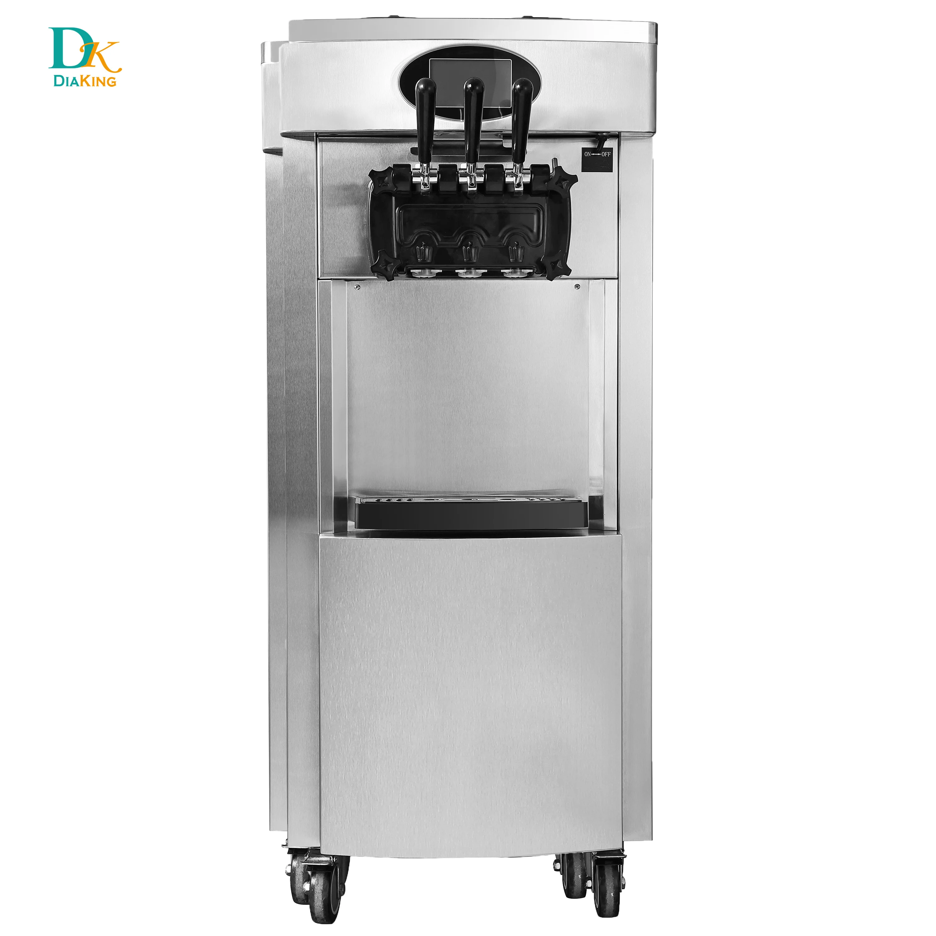 

Available 3 Flavor Mix Soft Serve Commercial High Production Soft Ice Cream Machine With Air Pump Soft Ice Cream Machine