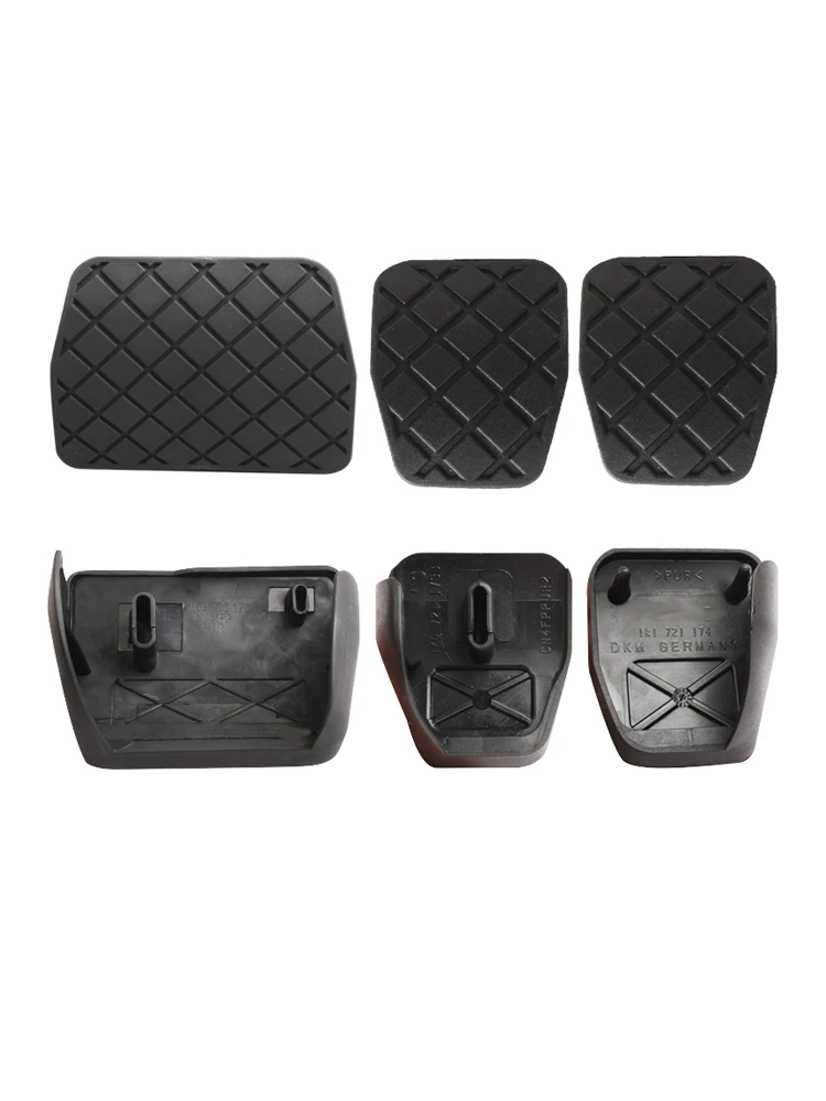 Für VW GOLF 7 Tiguan L Für Skoda Brems- und Kupplungspedal Gummiabdeckung Rutschfeste Matte 5QD 721 173A 5QD721174A – Detail 1