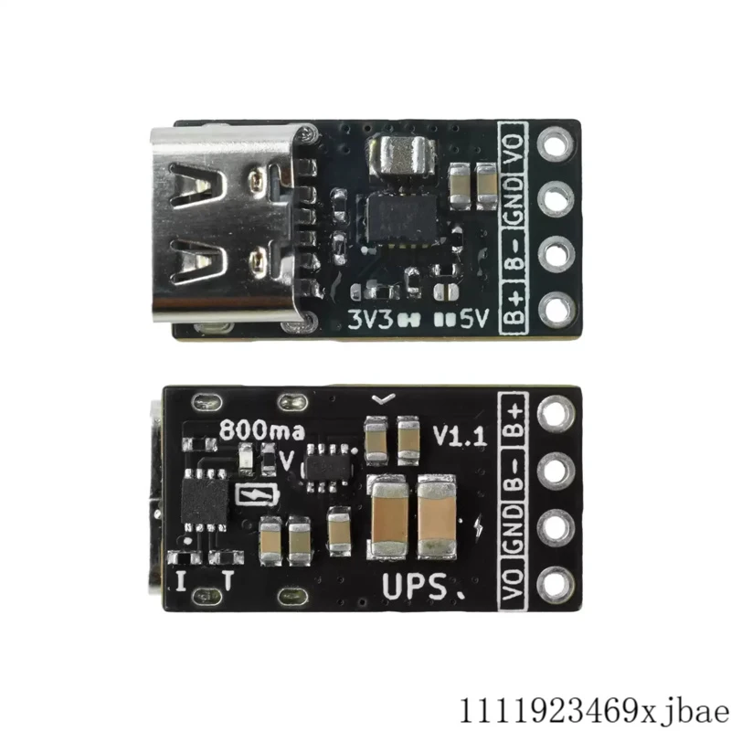3.3V 5V UPS Power Module Board Power Controller Microcontroller With Lithium Battery Charging For STM32 ESP32 Devices